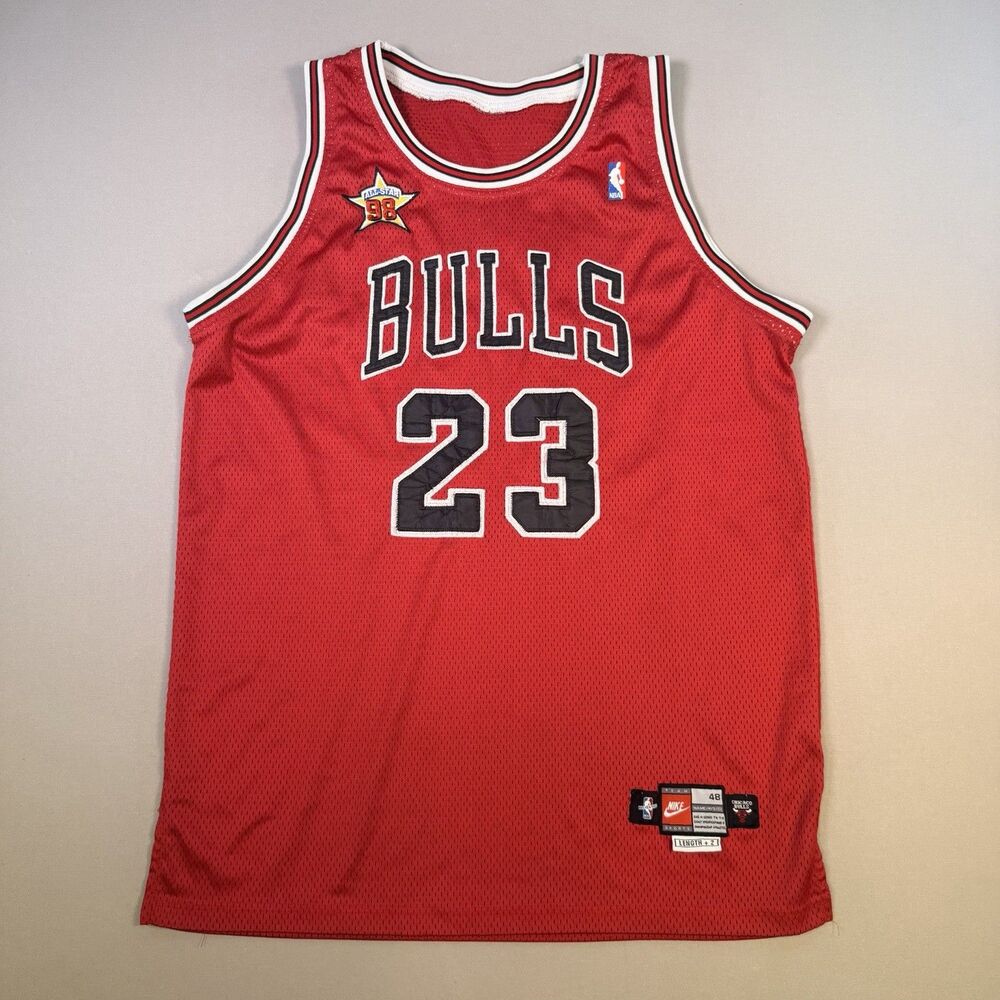 VTG Michael Jordan 1998 NBA All Star Authentic Jersey Size 48 +2 L Chicago Bulls